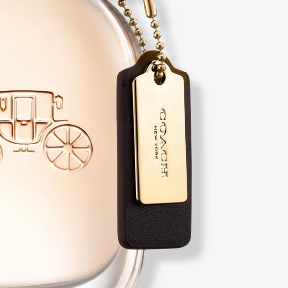 Coach Accessories - Coach Limited Edition Gold & Black Keychain Charm Purse Tag